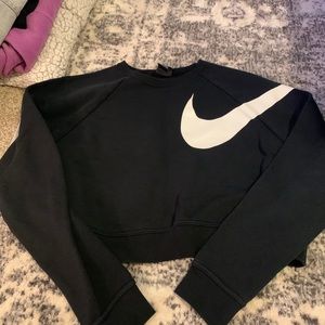 Nike cropped sweater